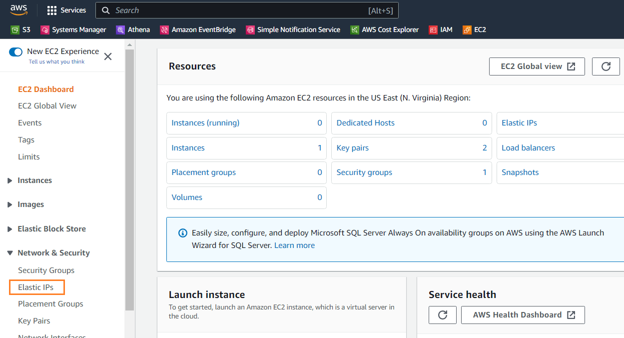 AWS Elastic IP Address