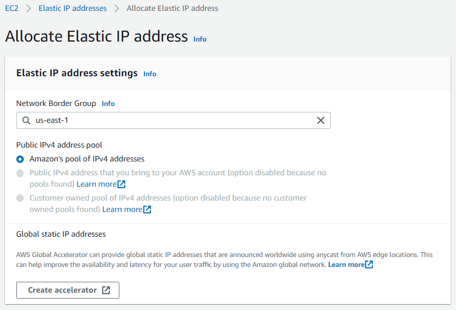 AWS Elastic IP Address