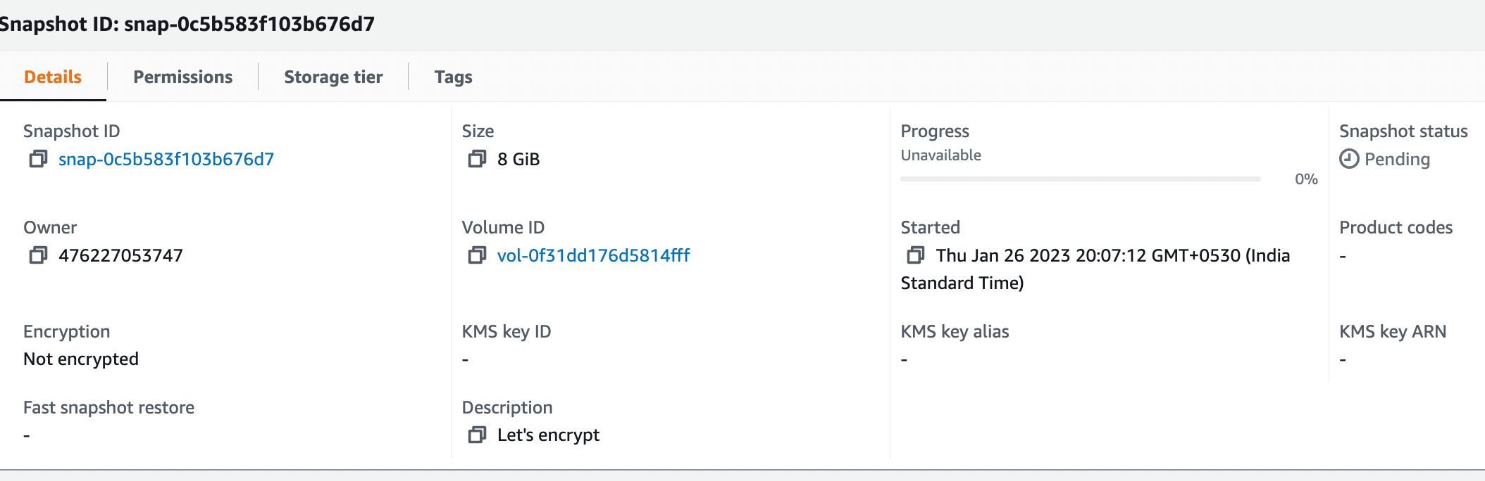 Encrypt an Unencrypted AWS EBS Root Volume