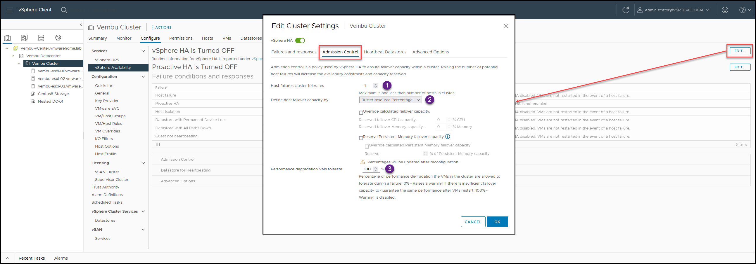 vSphere-HA-Configuration