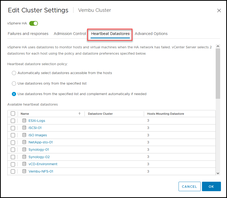 vSphere-HA-Configuration