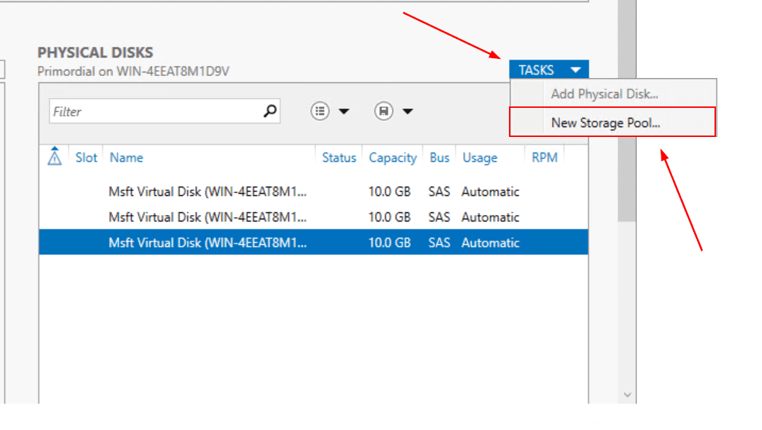 Windows Storage Spaces