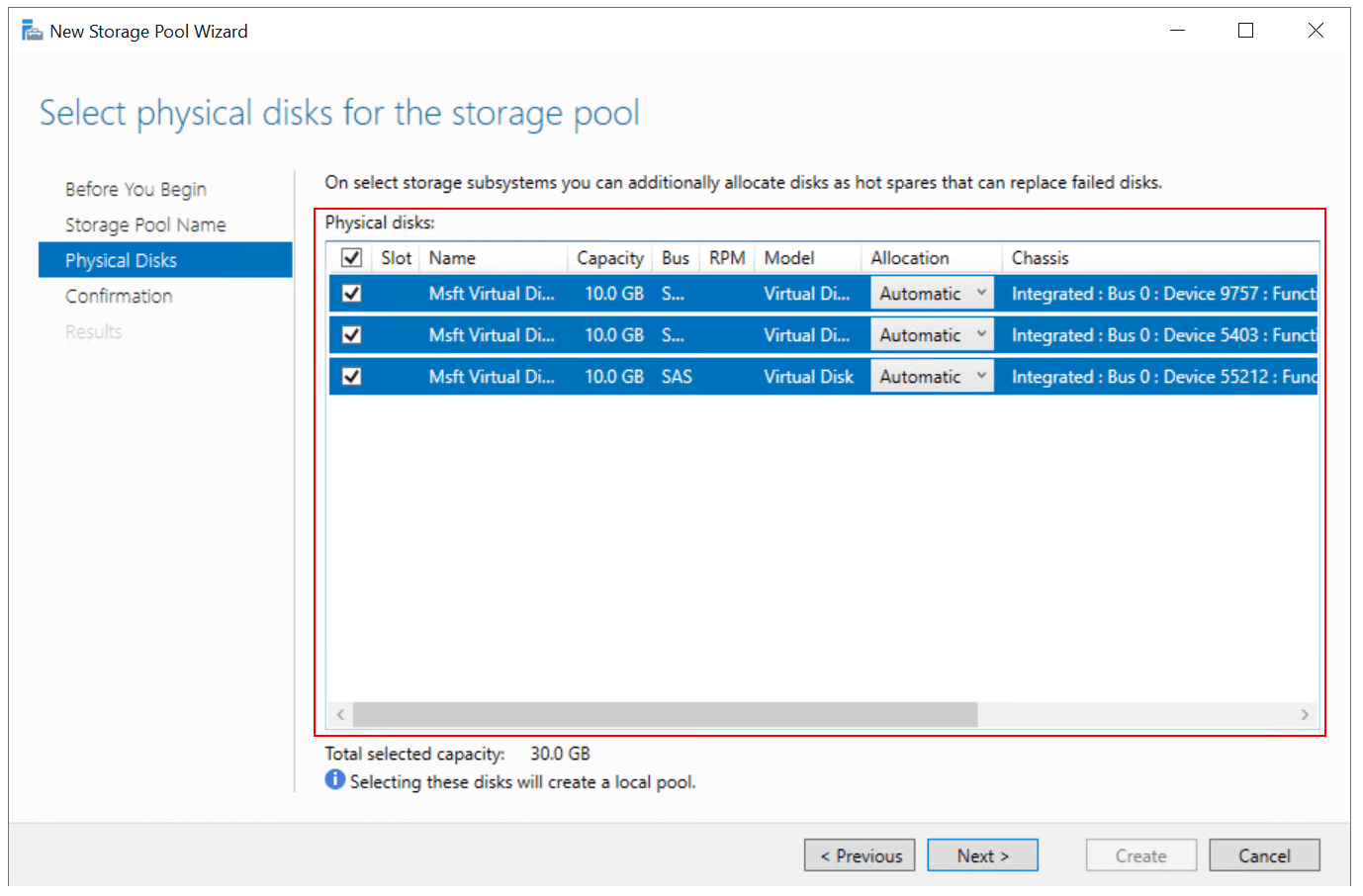 Windows Storage Spaces