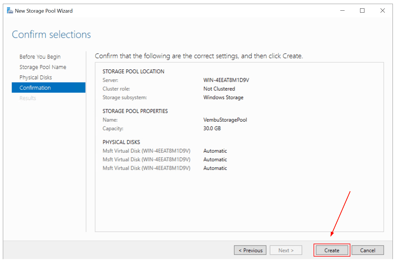 Windows Storage Spaces