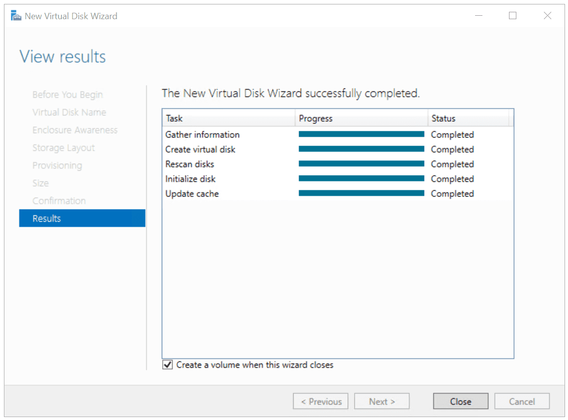 Windows Storage Spaces