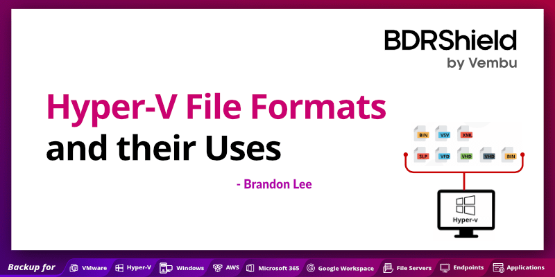 Hyper-V file extensions