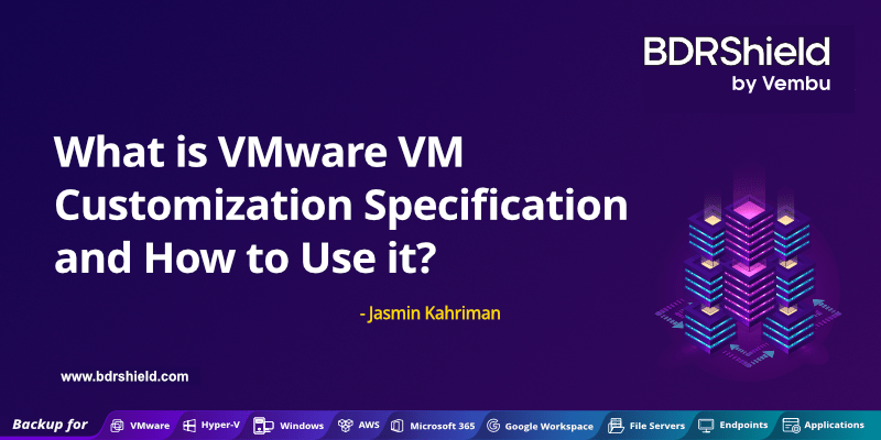 VMware customization specification