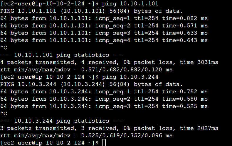 VPC B to VPC A and VPC C