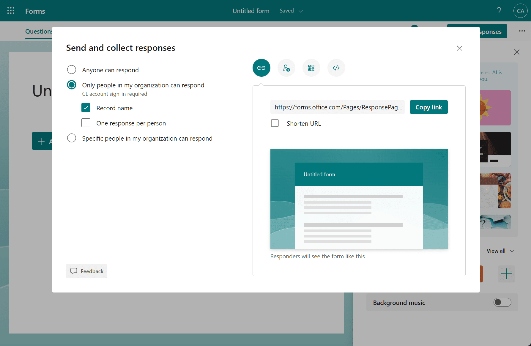 Microsoft Forms