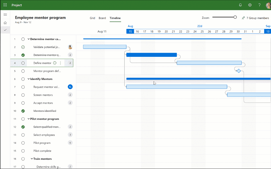 Microsoft 365 Planner,Todo and Project