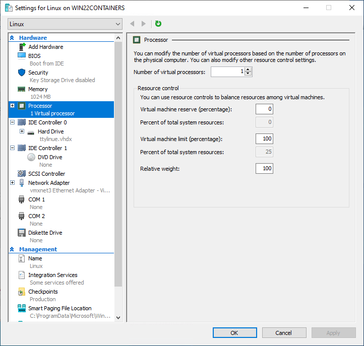 Import OVA into Hyper-V