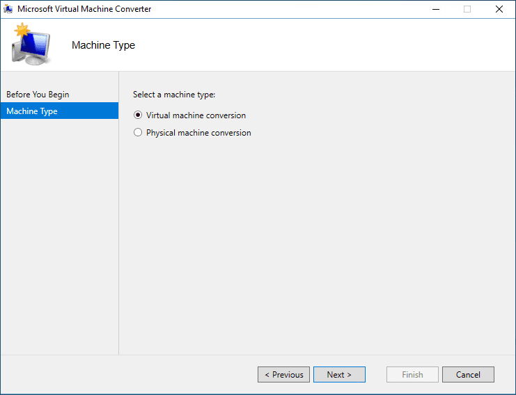 Hyper-V P2V Conversion