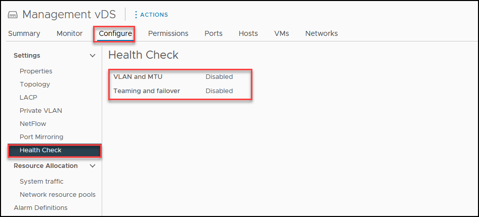 vSphere Distributed Switch