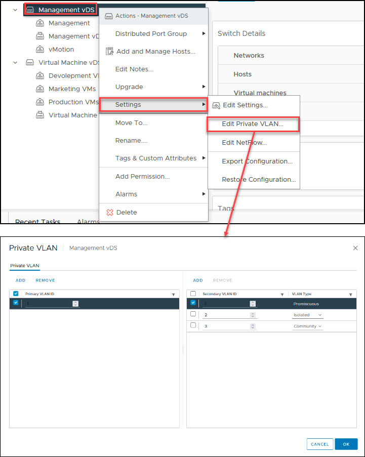 vSphere Distributed Switch