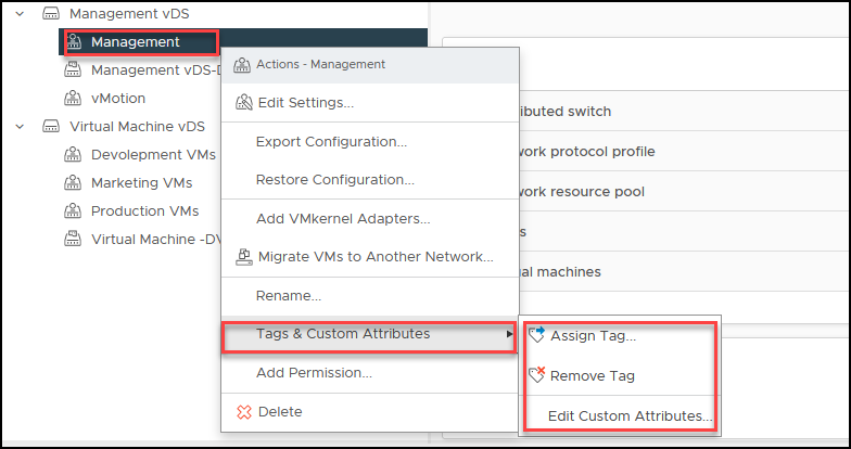 vSphere Distributed Switch