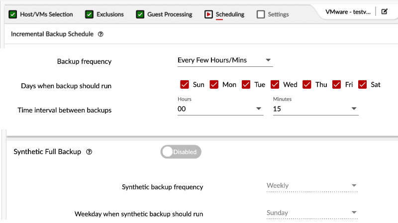 vmware backup solutions