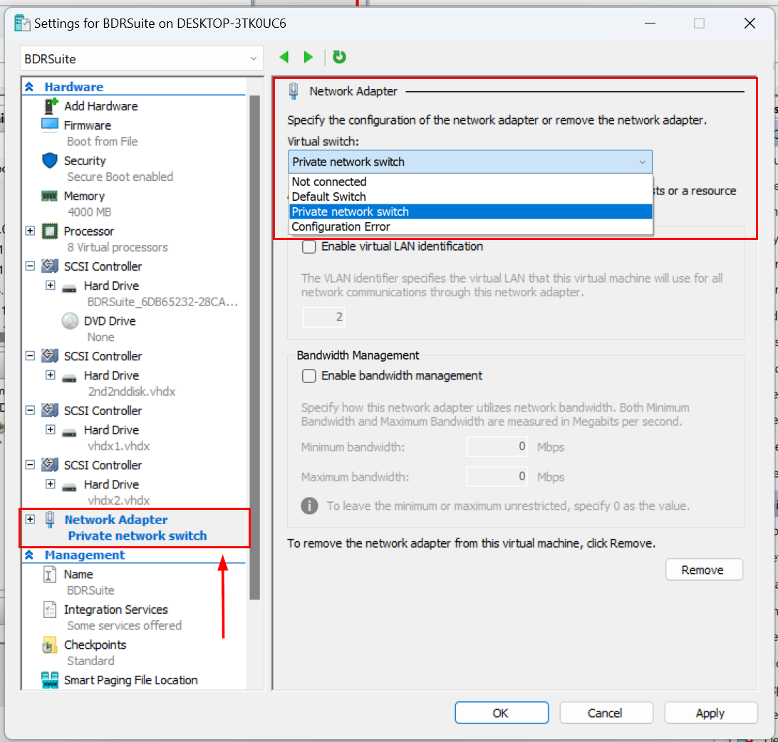 Hyper-V Network Switches