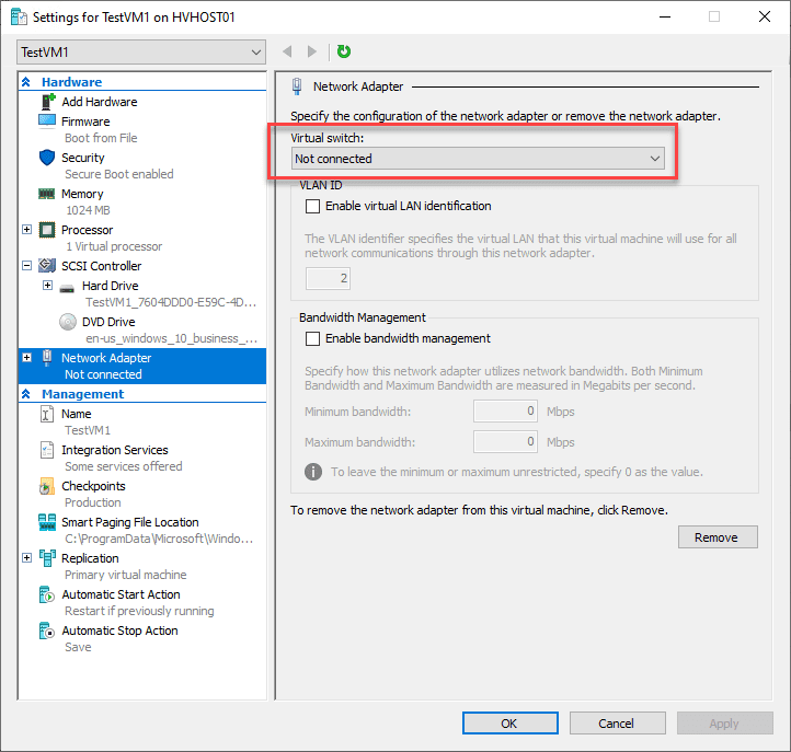 Troubleshoot Hyper-V VM with No IP address