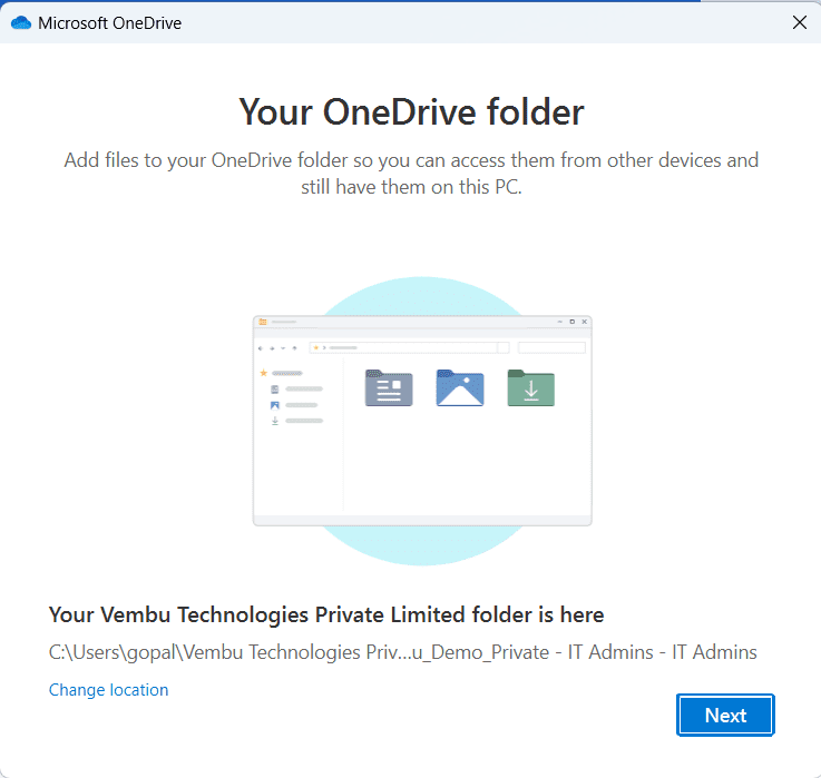 Sync Your Microsoft Team files to Onedrive