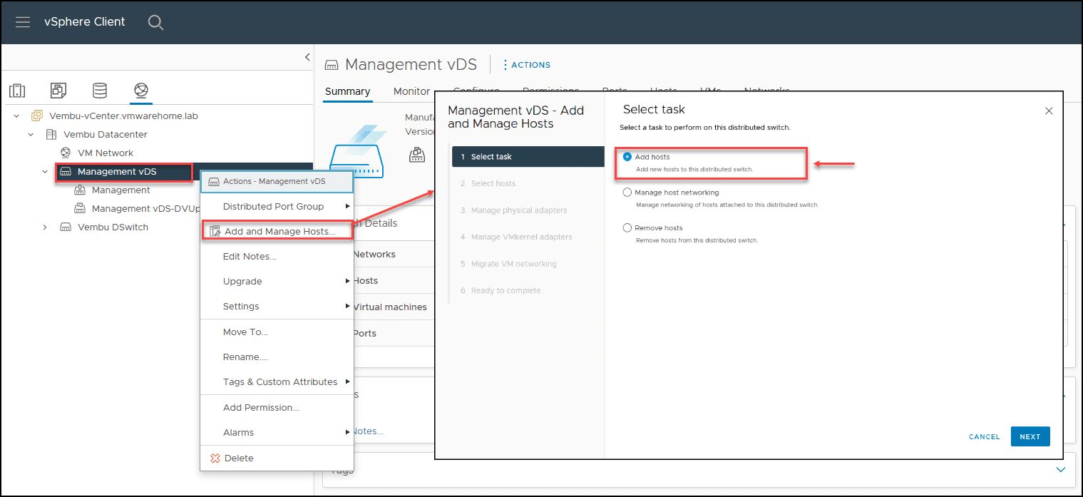 vSphere Distributed Switch