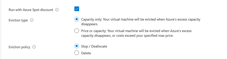 Azure Spot virtual machine