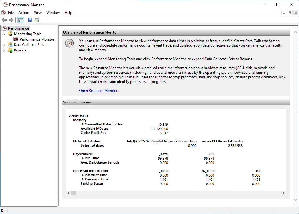 Hyper-V Monitoring