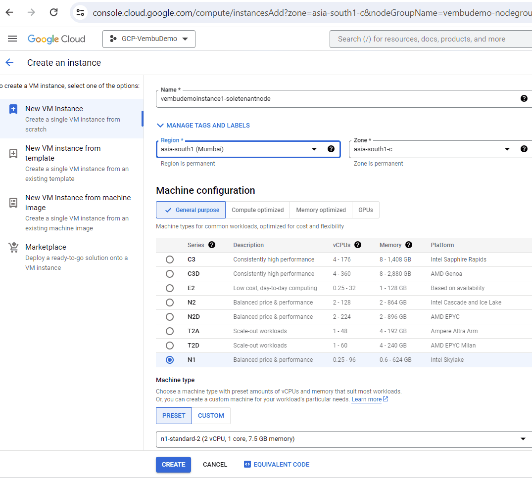 GCP Sole tenant nodes