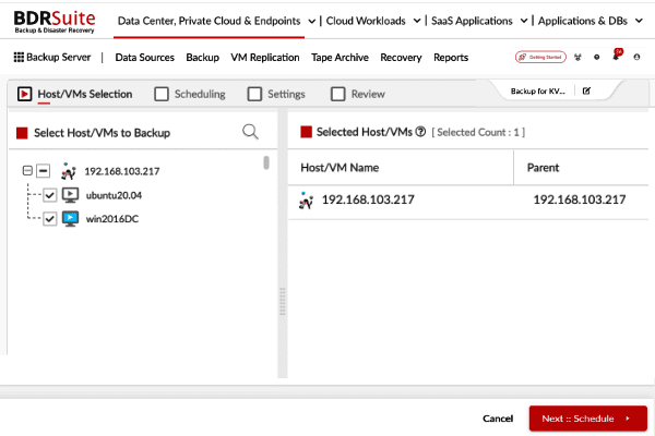 KVM Backup