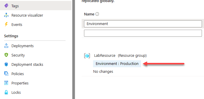 Azure Resource Tags