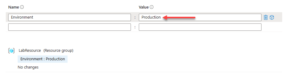 Azure Resource Tags