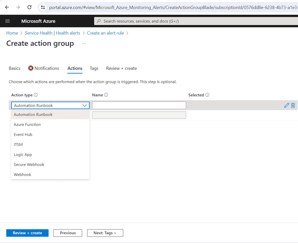 Azure Service Health