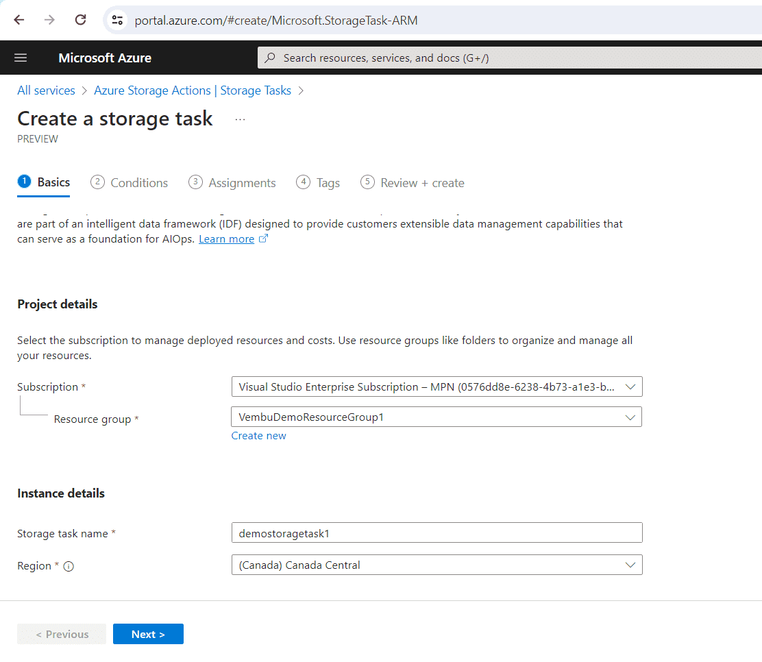 Azure Storage Actions