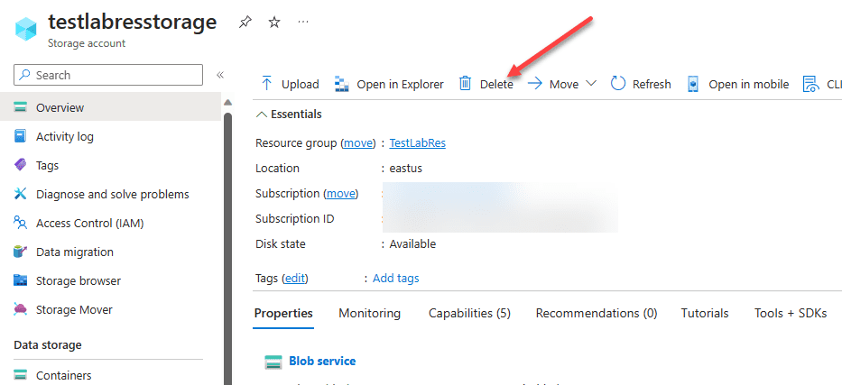 Microsoft Azure Resource Lock