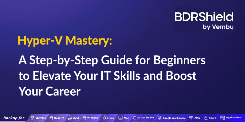 Hyper-V backup solution