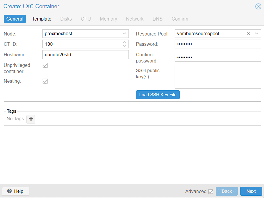 LXC Container in Proxmox host 