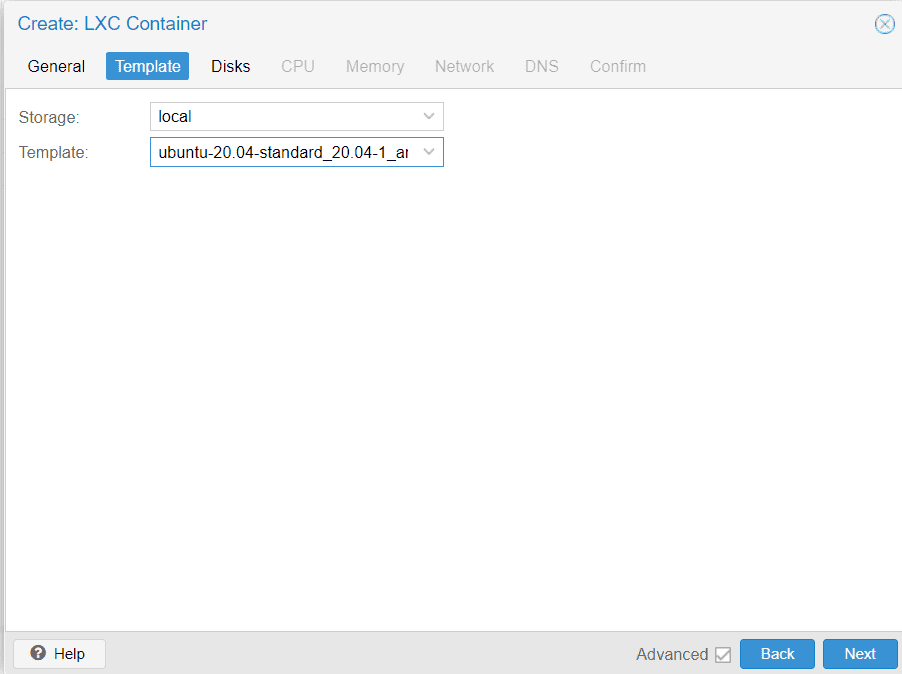 LXC Container in Proxmox host 