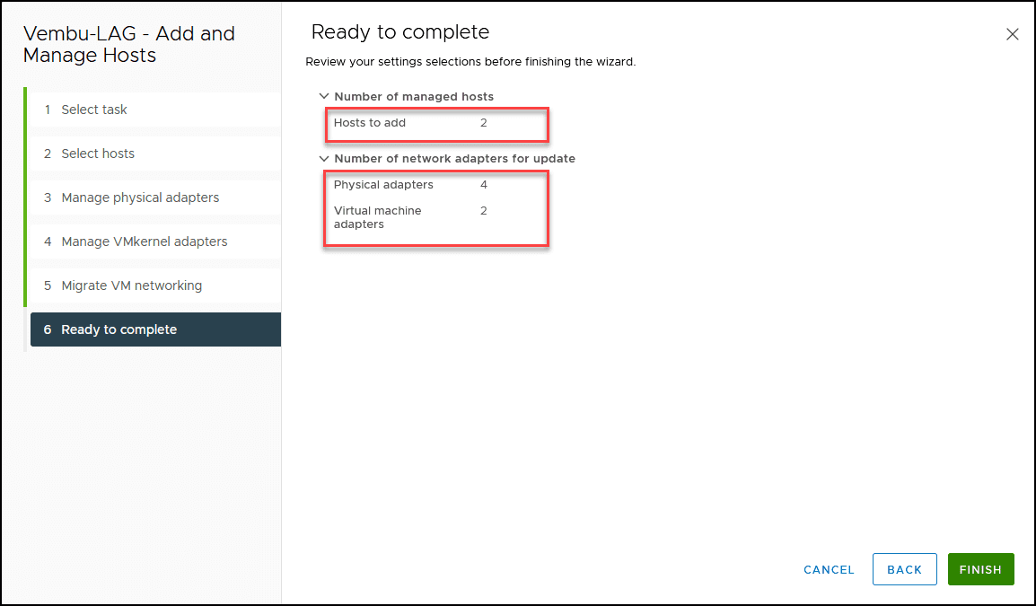 VMware use LACP in vDSwitch