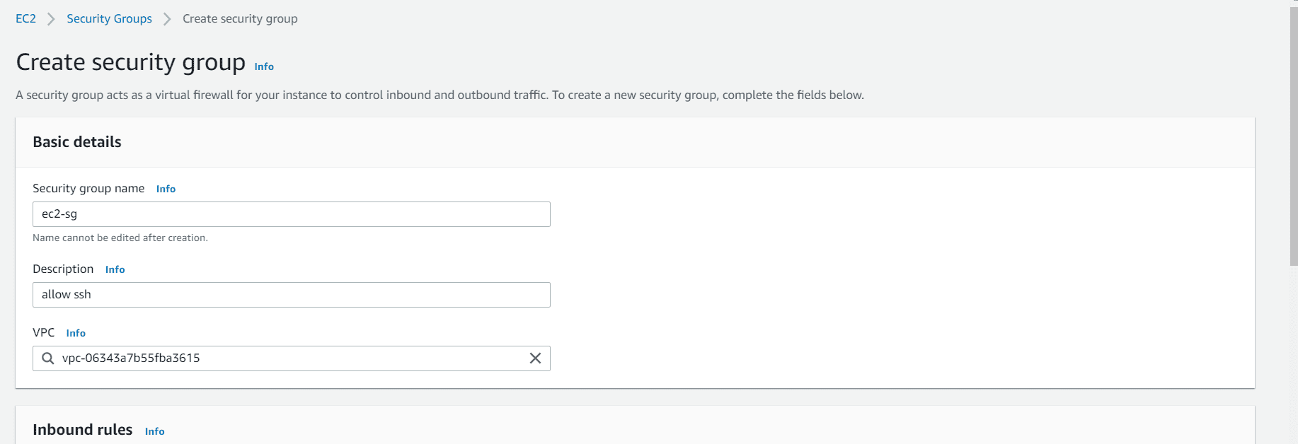 EC2 instance connect