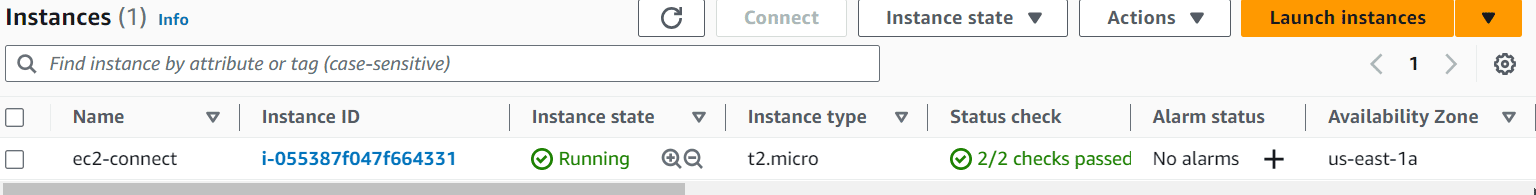 EC2 instance connect