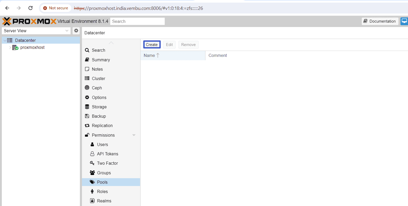 Resource Pool & VM in Proxmox