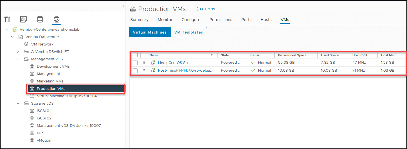 vSphere Distributed Switch