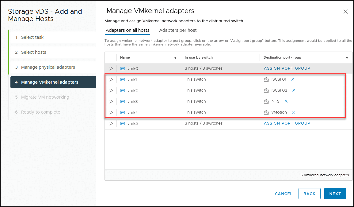 vSphere Distributed Switch