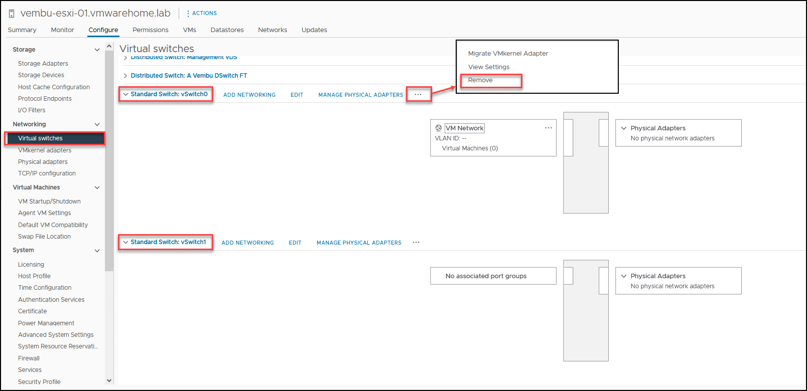 vSphere Distributed Switch