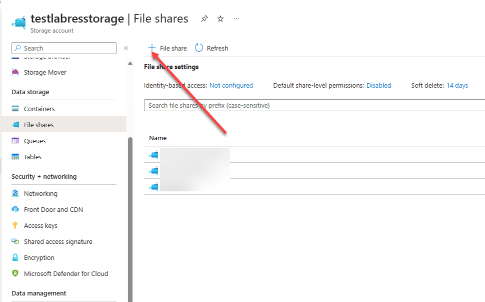 File Share in Azure