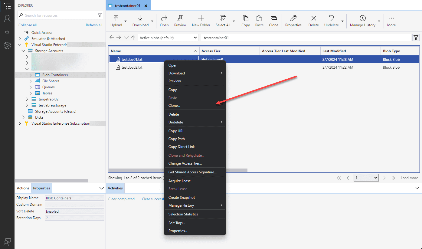 Azure Storage Explorer