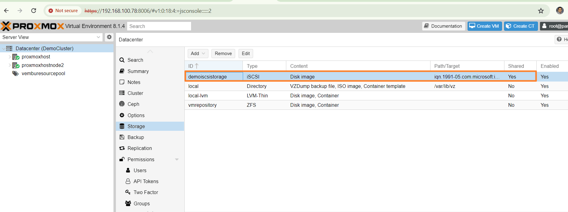 Proxmox Virtualization