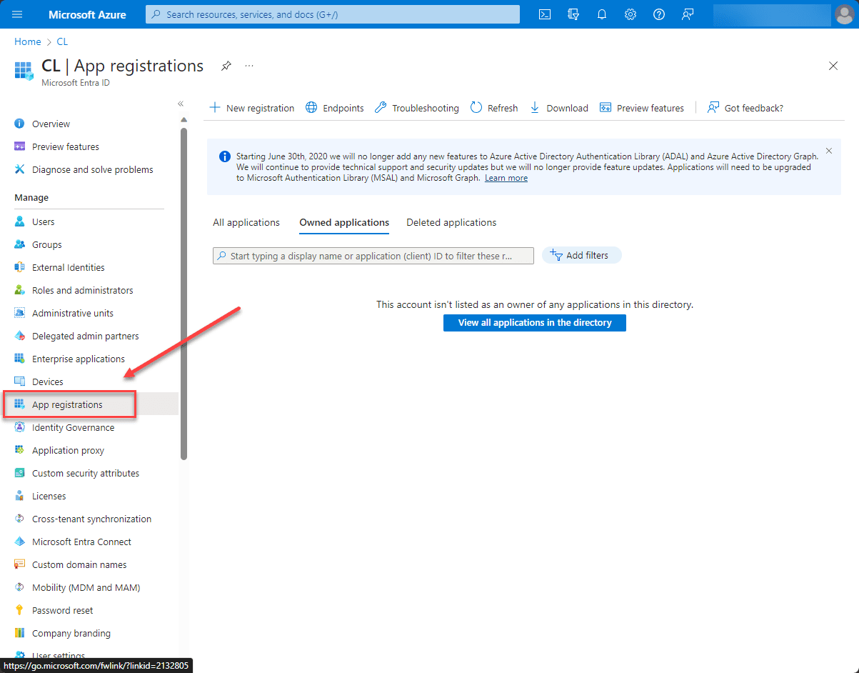 Azure App Registration Permissions