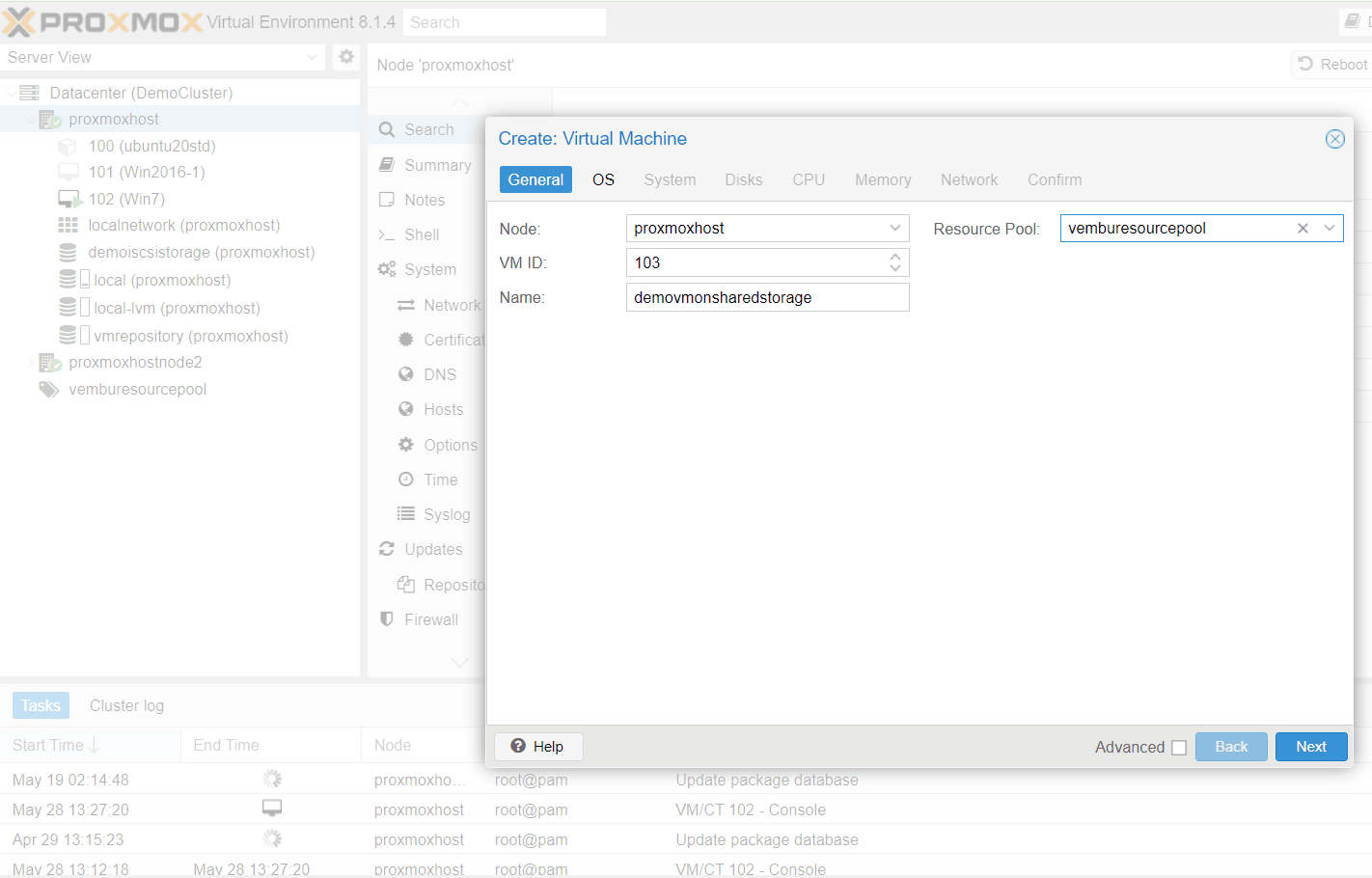 Shared Storage with Proxmox VE