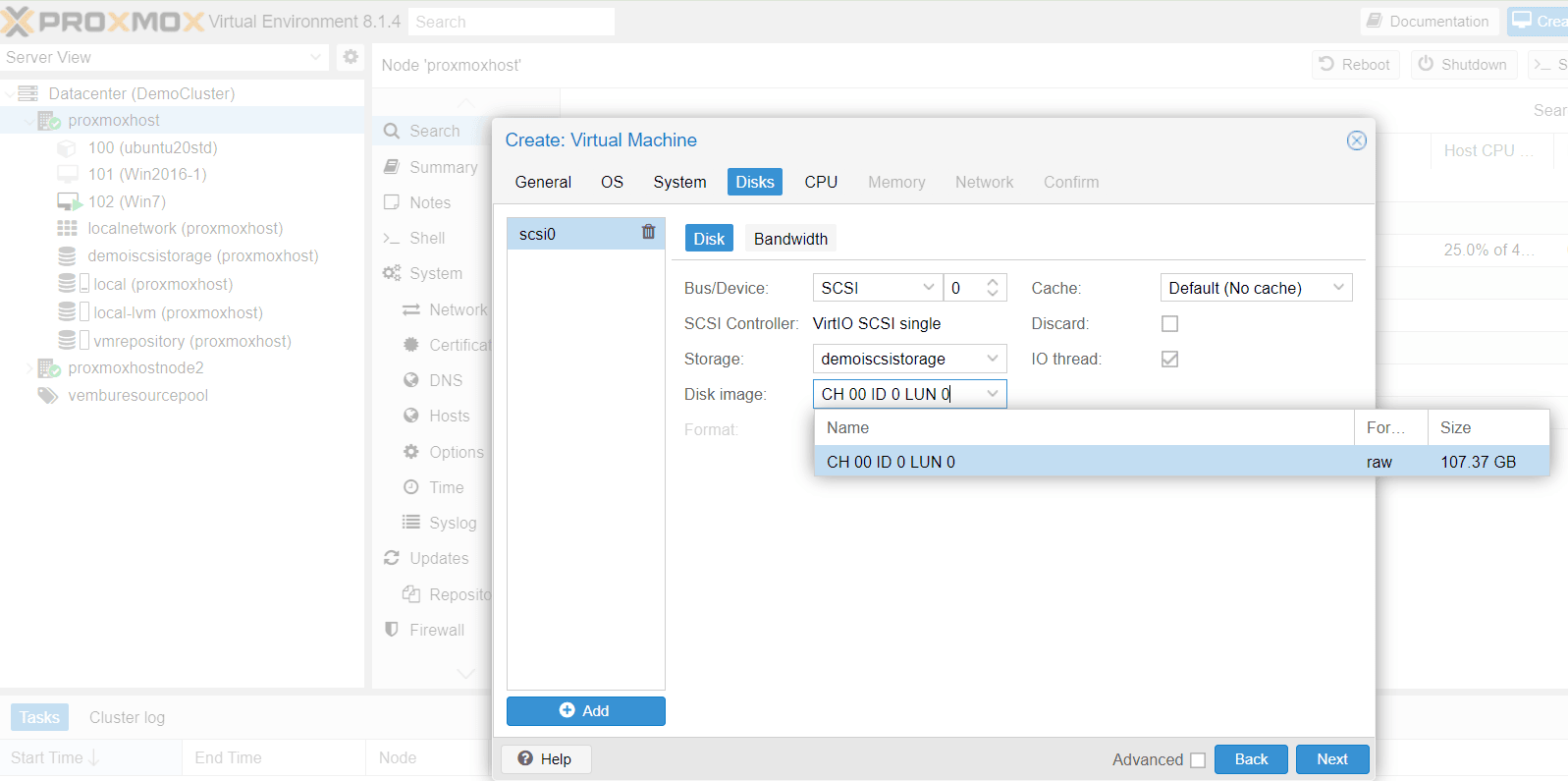 Shared Storage with Proxmox VE