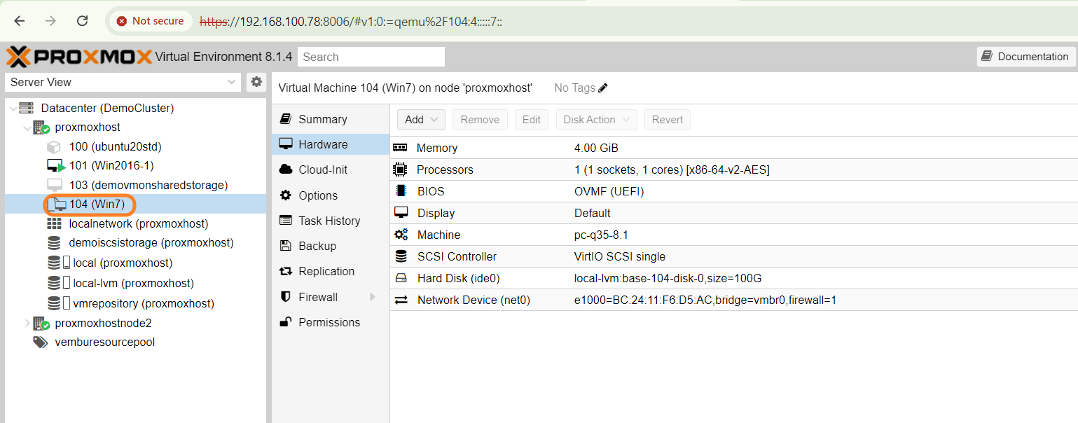 Deploying a VM from Template using Clone Method in Proxmox